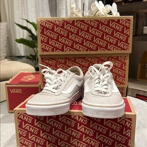 Vans White Sneakers Classic Minimalist Design